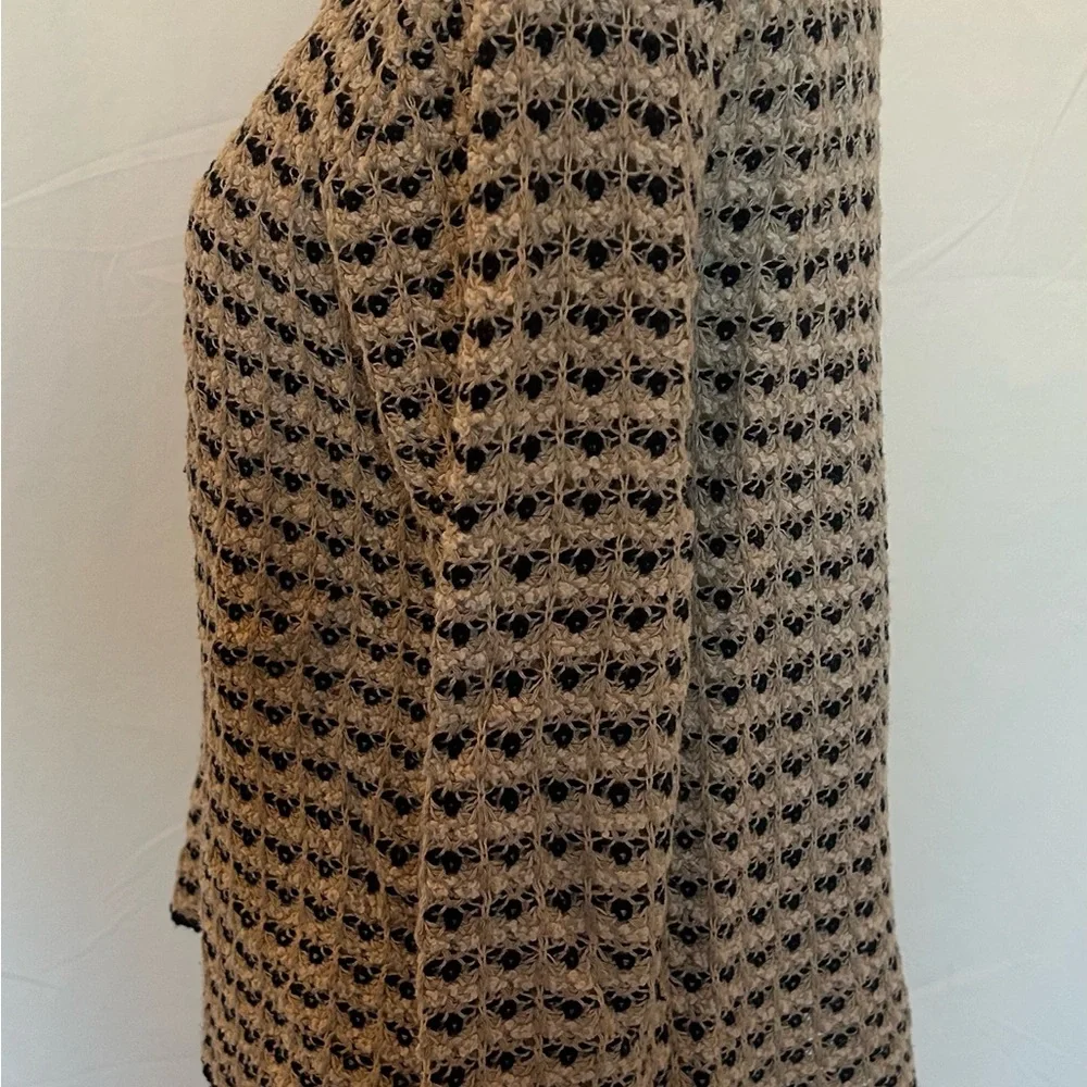Office Siren Coquette Y2K‎ Liz Claiborne Preppy cable knit button cardigan Sz S